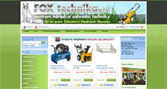 Desktop Screenshot of foxtechnika.cz