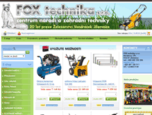 Tablet Screenshot of foxtechnika.cz